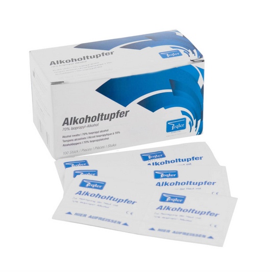 Alcoholdoekjes voor Huiddesinfectie (70% IPA) 100 stuks