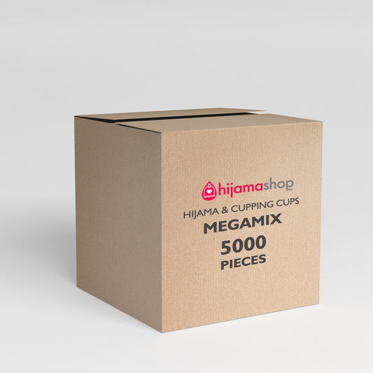 Hijama Schröpfgläser Set - Turquoise Megamix - 5000 Stück