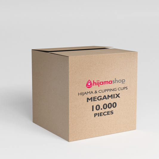 Hijama Schröpfgläser Set - Turquoise Megamix - 10000 Stück