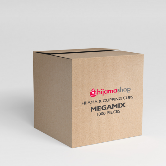 Hijama Schröpfgläser Set - Turquoise Megamix - 1000 Stück
