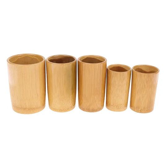 Bamboo Cupping Set (5 pieces) for Fire Cupping - Premium Quality