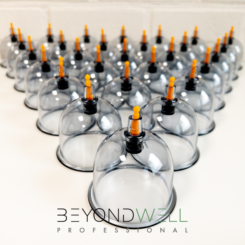 BeyondWell Schröpfgläser 6.8 cm (100 Stück) - Premium Produkt