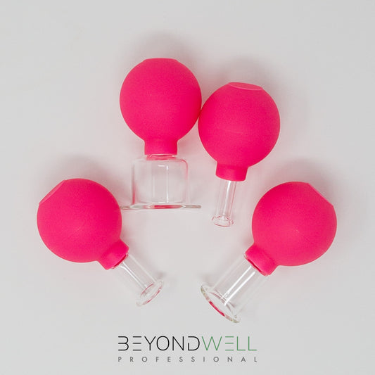 Silicone-Glass Cupping Set (4 pieces)