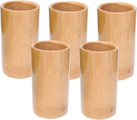 Bamboo Cupping Set (5 pieces) for Fire Cupping - Premium Quality